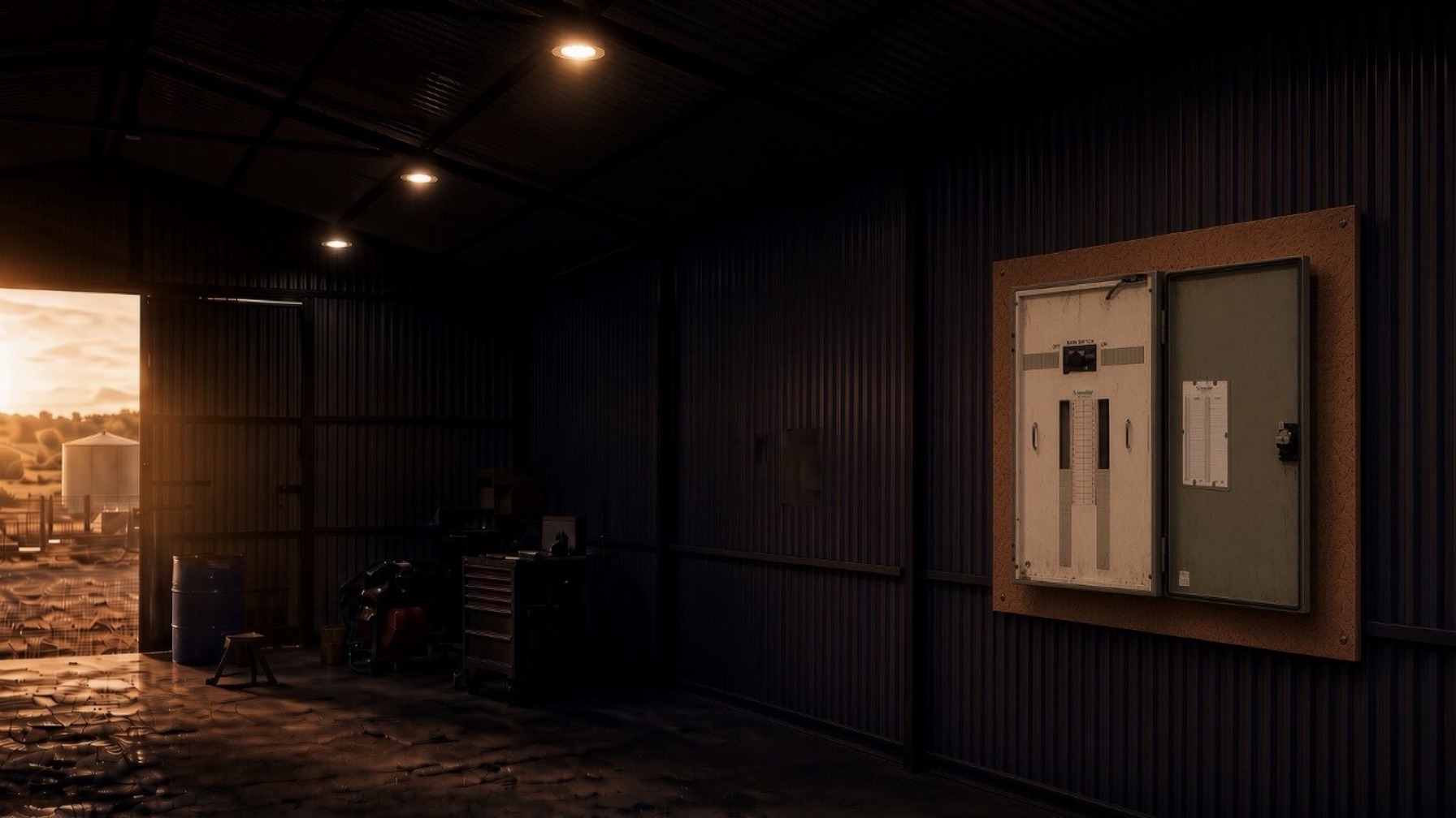 Rural Australian workshop